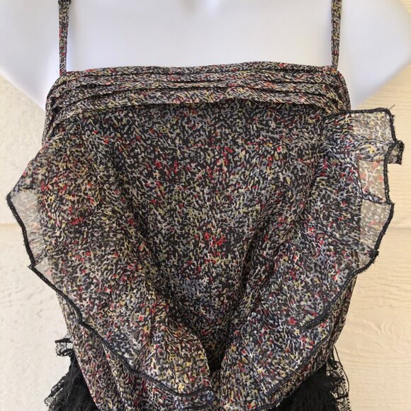 Ryu Flirty Spaghetti Strap Mini Dress Size Small Whimsical Punk - Picture 6 of 16